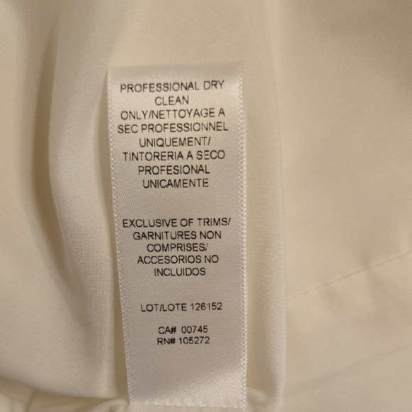 Halston Heritage Cream Slip Dress - Picture 7 of 14